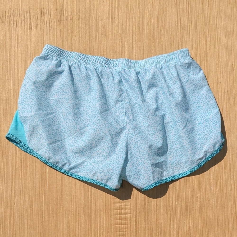 Nike Running Shorts Women's Large Blue White Athletic Workout Gym - Picture 3 of 7